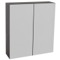Wall Mounted 28 Inch Medicine Cabinet with Mirror and 2 Doors